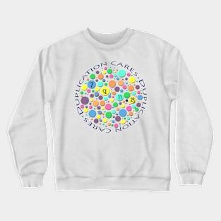 Duplication Cares Color - Transparent Crewneck Sweatshirt